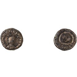 Moneda Imperio Romano ¼ de maiorina de Arcadio Arcadio 383-384 d.C.
