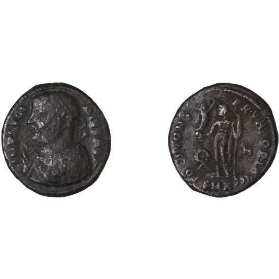 Moneda Imperio Romano Follis Licinio I 317-318 d.C. Moneda Imperio Romano Follis Licinio I 317-318 d.C.