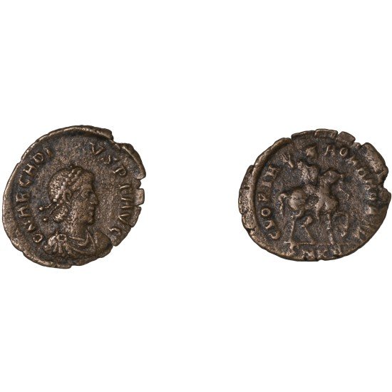 Moneda Imperio Romano Centenional Arcadio 393-395 d.C. Moneda Imperio Romano Centenional Arcadio 393-395 d.C.