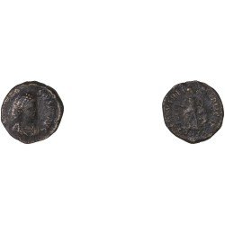 Moneda Imperio Romano Nummus Teodosio I 388-395 d.C.