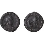Moneda Imperio Romano Maiorina Valentiniano II 383-387 d.C.