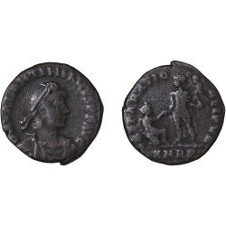 Moneda Imperio Romano Maiorina Valentiniano II 383-387 d.C. Moneda Imperio Romano Maiorina Valentiniano II 383-387 d.C.