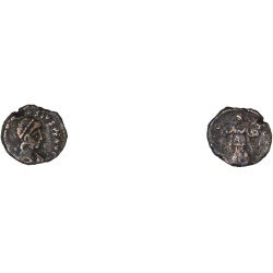 Moneda Imperio Romano Nummus Teodosio 425-435 d.C.