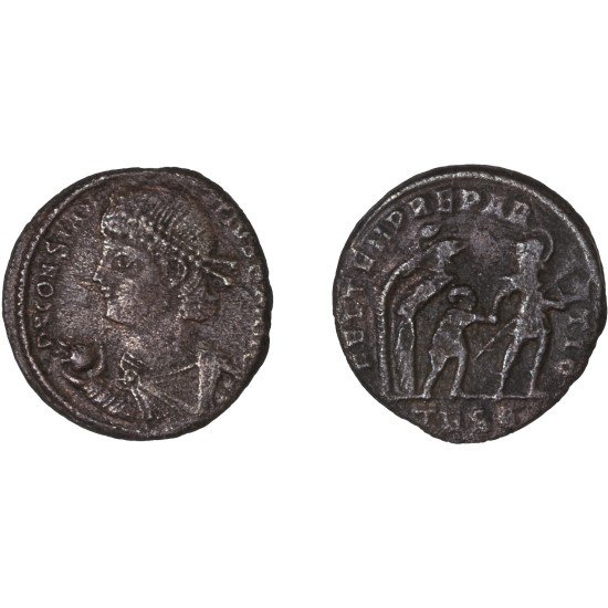 Moneda Imperio Romano Media maiorina Constancio II 348-349 d.C. Moneda Imperio Romano Media maiorina Constancio II 348-349 d.C.