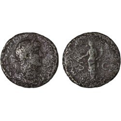 Moneda Imperio Romano As Adriano 122 d.C.
