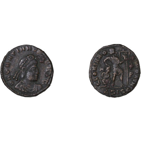 Moneda Imperio Romano Centenional Graciano 372-375 d.C.