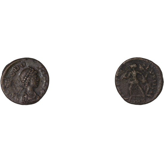 Moneda Imperio Romano Nummus Teodosio II 388-392 d.C. Moneda Imperio Romano Nummus Teodosio II 388-392 d.C.