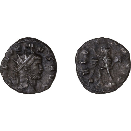 Moneda Imperio Romano Antoniniano Galieno 264-266 d.C.