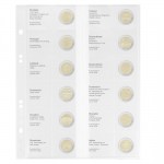 Lindner MU2E38 Hoja impresa Multi Collect para monedas conmemorativas de 2 euros: Croacia 2025 - Italia 2026 Lindner MU2E38 Hoja impresa Multi Collect para monedas conmemorativas de 2 euros: Croacia 2025 - Italia 2026