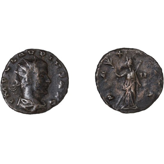 Moneda Imperio Romano Antoniniano  Claudio II 268-269 d.C.