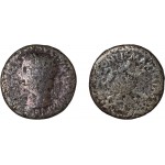 Moneda Imperio Romano As Tiberio 35-36 d.C.