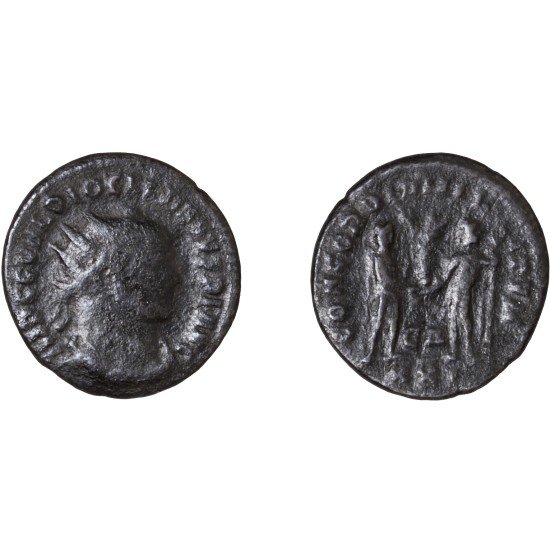 Moneda Imperio Romano Antoniniano Diocleciano 293-294 d.C. Moneda Imperio Romano Antoniniano Diocleciano 293-294 d.C.