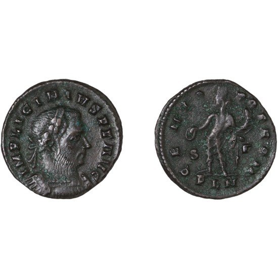 Moneda Imperio Romano Follis Licinio I 313-314 d.C. Moneda Imperio Romano Follis Licinio I 313-314 d.C.