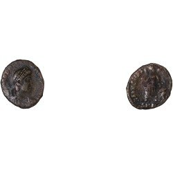 Moneda Imperio Romano Nummus Teodosio I 388-395 d.C.
