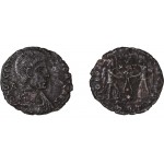 Moneda Imperio Romano Maiorina Decencio 351-352 d.C.