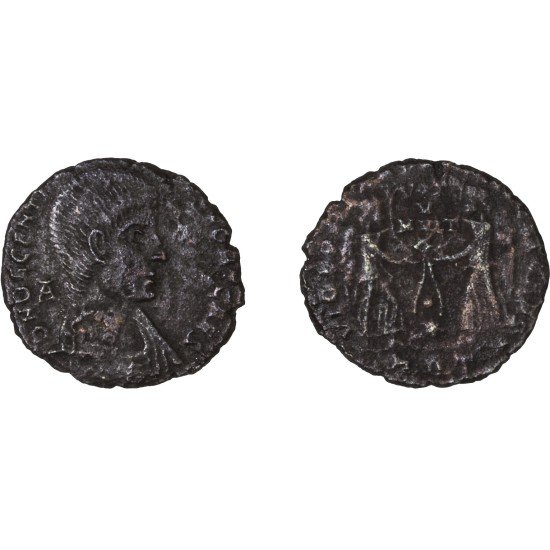 Moneda Imperio Romano Maiorina Decencio 351-352 d.C. Moneda Imperio Romano Maiorina Decencio 351-352 d.C.
