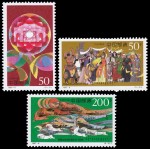 China 3471/73 1997 50 aniv. de la fundación de la Región autónoma de Mongolia interior MNH