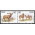 China 3675/76 1999 Fauna Ciervos MNH
