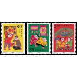 China 3770/72 2000 Festival de primavera MNH