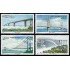 China3793/96 2000 Grandes puentes sobre el río Yang-Tse Kiang MNH