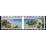 China 3834/35 2000 Paisajes a la orilla del mar Emisión conjunta con Cuba MNH