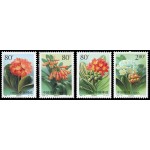 China 3854/57 2000 Flora Variedades de clivia MNH