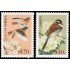 China 3983/84 2002 Serie corriente Pájaros MNH