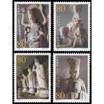 China 4011/14 2002 Esculturas budistas de Dazu (Sichuan) MNH