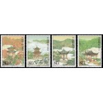 China 4228/31 2004 Arquitectura Pavellones MNH