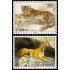 China 4322/23 2005 Fauna Grandes felinos Emisión conjunta con Canadá MNH