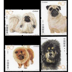 China 4352/55 2006 Fauna Perros MNH China 4352/55 2006 Fauna Perros MNH