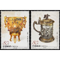 China 4378/79 2006 Orfebrería Emisión conjunta con Polonia MNH China 4378/79 2006 Orfebrería Emisión conjunta con Polonia MNH