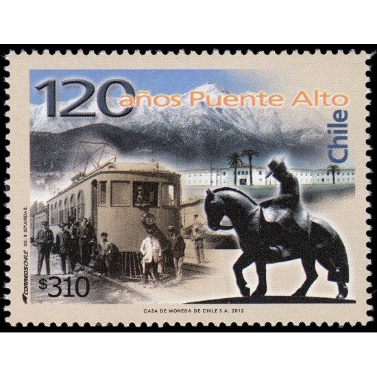Chile 2008 2012 120 aniv. de la ciudad de Puente Alto MNH Chile 2008 2012 120 aniv. de la ciudad de Puente Alto MNH