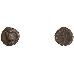 Moneda Imperio Romano Nummus Arcadio 404-406 d.C.