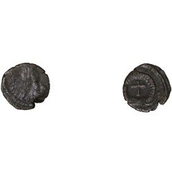 Moneda Imperio Romano Nummus Teodosio II 425-435 d.C.
