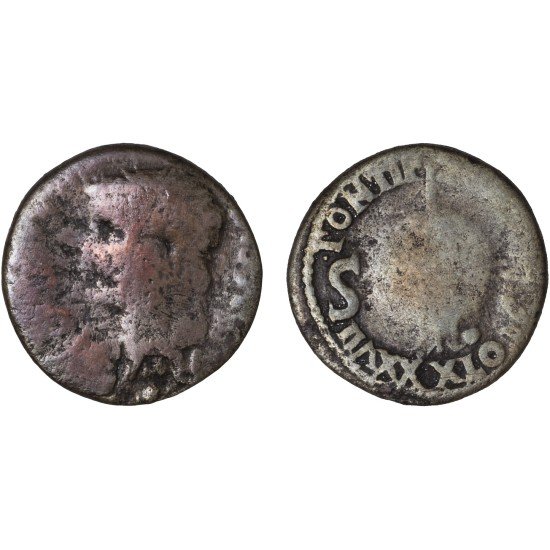Moneda Imperio Romano As Tiberio 35-36 d.C. Moneda Imperio Romano As Tiberio 35-36 d.C.