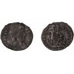 Moneda Imperio Romano ¼ de maiorina Constante 348-349 d.C.