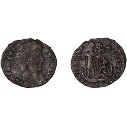 Moneda Imperio Romano ¼ de maiorina Constante 348-349 d.C. Moneda Imperio Romano ¼ de maiorina Constante 348-349 d.C.