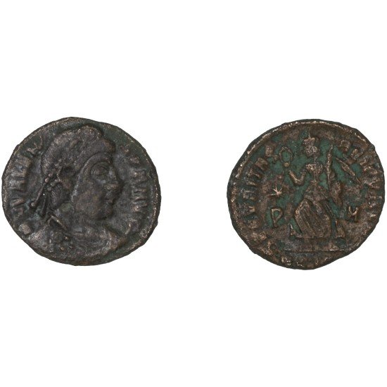 Moneda Imperio Romano Centenional Valente 367-375 d.C.