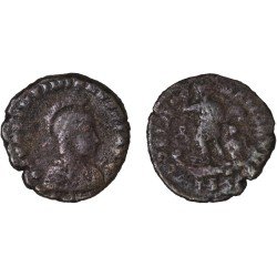 Moneda Imperio Romano Maiorina Valentiniano II 383-386 d.C. Moneda Imperio Romano Maiorina Valentiniano II 383-386 d.C.