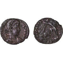 Moneda Imperio Romano Maiorina Constancio II 352-353 d.C. Moneda Imperio Romano Maiorina Constancio II 352-353 d.C.
