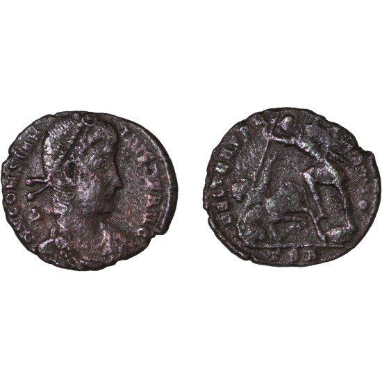 Moneda Imperio Romano Maiorina Constancio II 352-353 d.C. Moneda Imperio Romano Maiorina Constancio II 352-353 d.C.