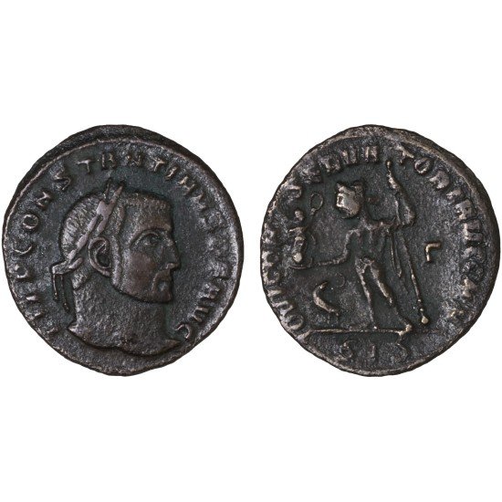 Moneda Imperio Romano Follis Constantino I 313-315 d.C.