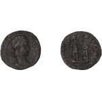 Moneda Imperio Romano ¼ de maiorina Constancio II 348-349 d.C.
