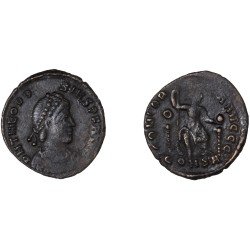 Moneda Imperio Romano Centenional Teodosio I 379-383 d.C. Moneda Imperio Romano Centenional Teodosio I 379-383 d.C.
