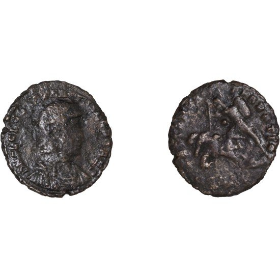 Moneda Imperio Romano Maiorina Constancio Galo 353-354 d.C.