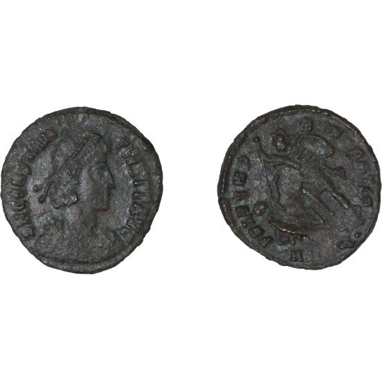 Moneda Imperio Romano Maiorina Constancio II 353-356 d.C.
