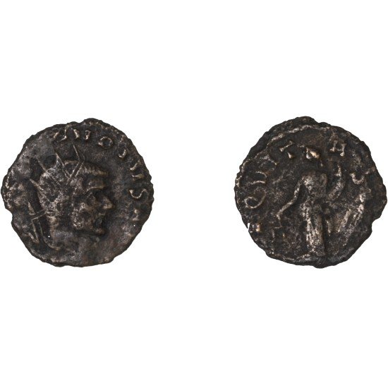 Moneda Imperio Romano Antoniniano Claudio II 268-269 d.C. Moneda Imperio Romano Antoniniano Claudio II 268-269 d.C.