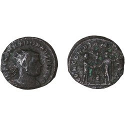 Moneda Imperio Romano Radiado post reforma Maximiano 295-299 d.C.