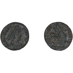 Moneda Imperio Romano Maiorina Constancio II 353-355 d.C. Moneda Imperio Romano Maiorina Constancio II 353-355 d.C.